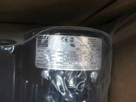 Bodine Electric 34R4BFCIZ2 Gear Motor 230Vac - Advance Operations