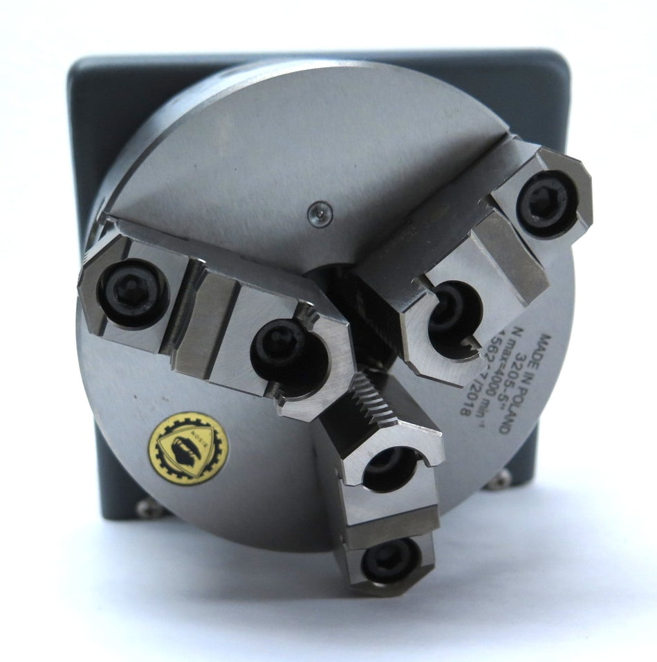 Bison 3205-5" 3 Jaw Self Centering Scroll Chuck Plain Back - Advance Operations