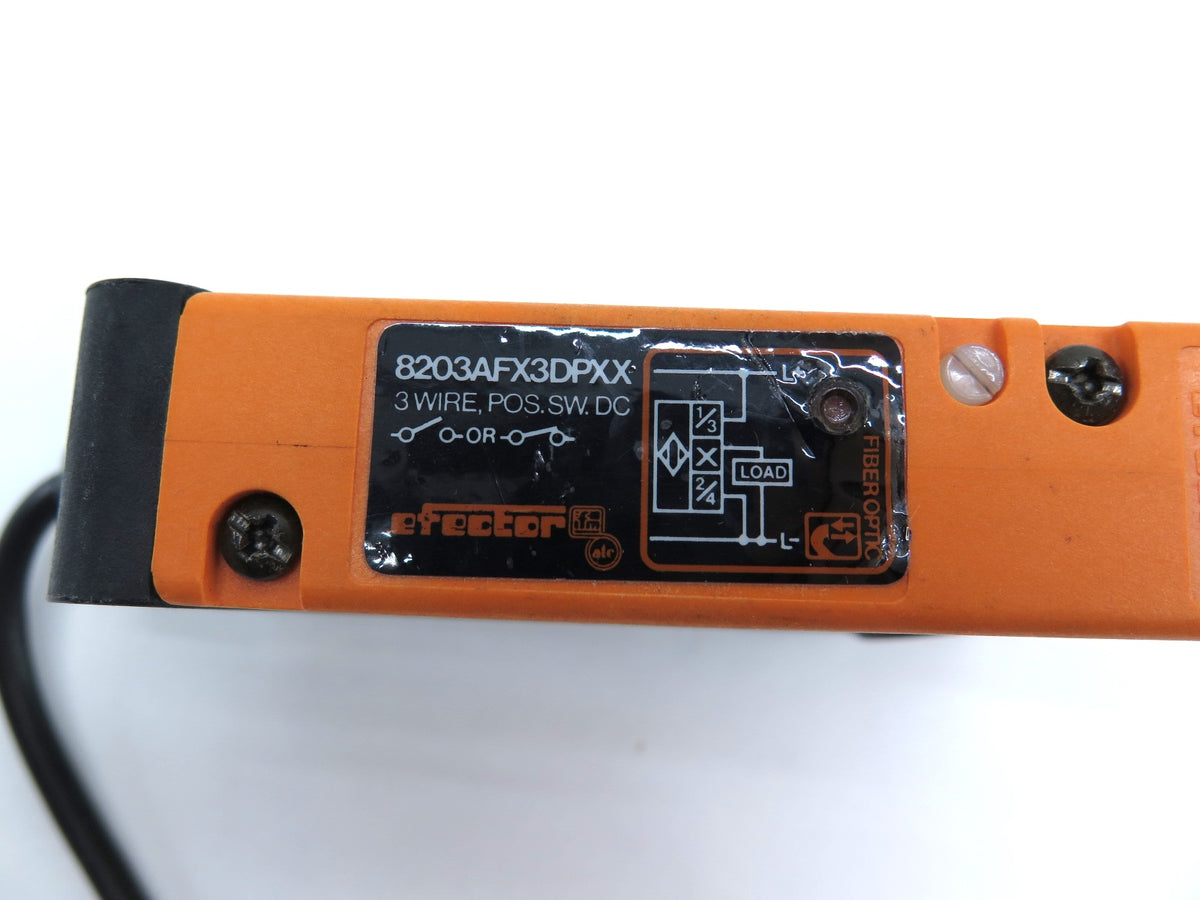 IFM Efector 8203AFX3DPXX Proximity Sensor - Advance Operations