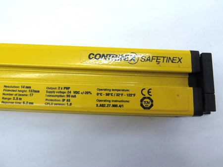 Contrinex YBB-14R4-0150-D020 Receiver Light Curtain Safety Sensor - Advance Operations