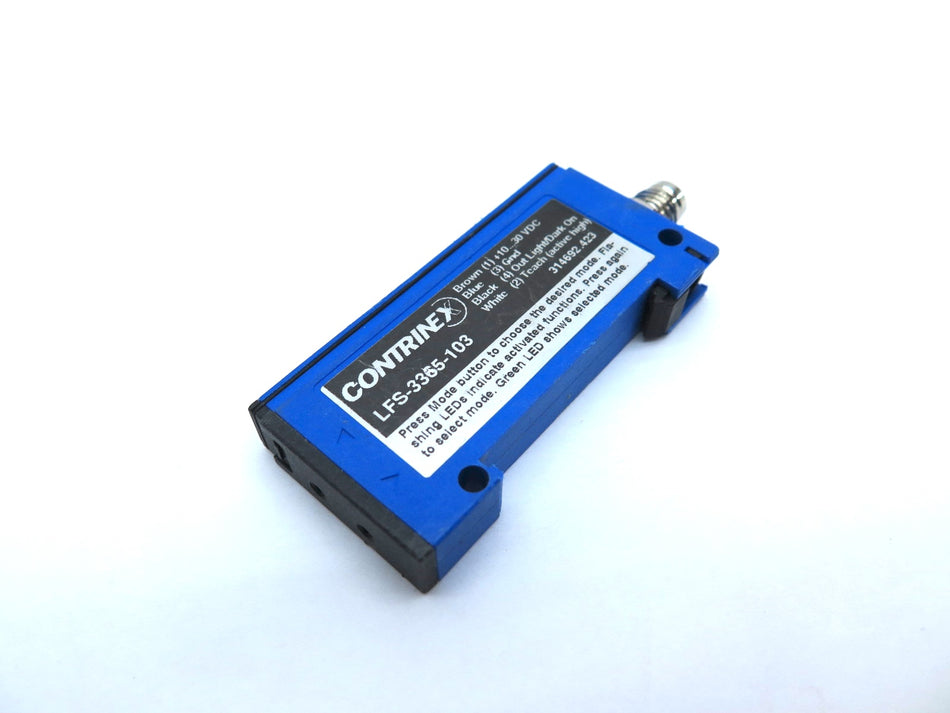 Contrinex LFS-3365-103 Fiber Optic Sensor - Advance Operations