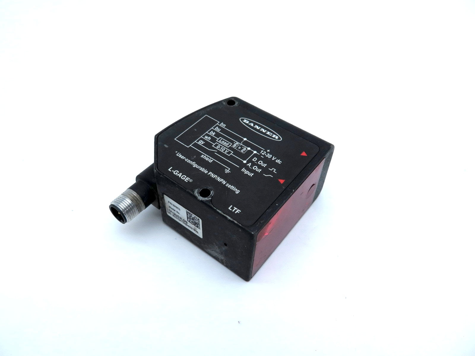 Banner LTF12UC2LDQ / 94853 Laser Sensor - Advance Operations