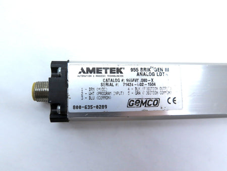 Ametek 955 Brik Gen III Analog LDT 955AV00080X - Advance Operations