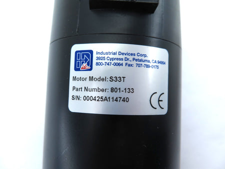 Industrial Devices Corp. 801-133 / S33 Step Servo Motor NEW - Advance Operations