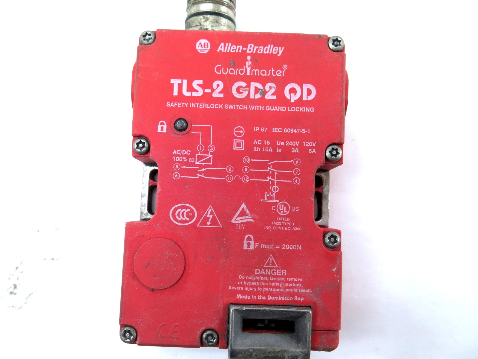 Allen-bradley TLS-2 GD2 QD Safety Interlock Switch Guard Lock - Advance Operations
