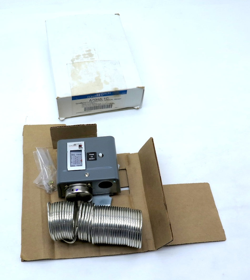Johnson Controls A70HA-1C Temperature Control Manual Reset - Advance Operations