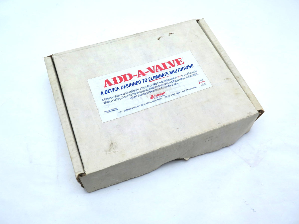 Jomar ADD-A-VALVE 800-104ADD Size 1" Valve Kit - Advance Operations