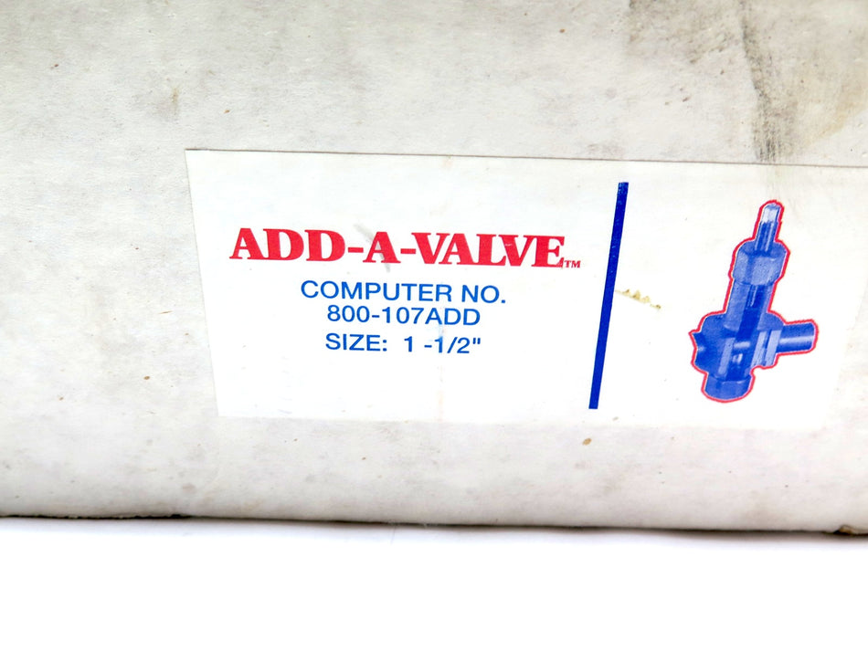 Jomar Add-A-Valve 800-107ADD 1-1/2" KIT *READ* - Advance Operations