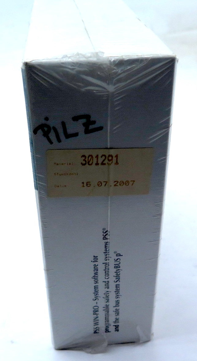 Pilz 301291 User License PSS WIN-PRO V1.5.0 / PSSu Assistant V1.2.1 SEALED - Advance Operations