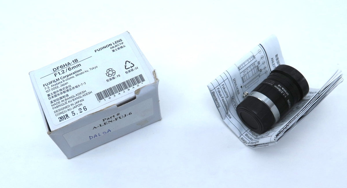 Teledyne / Dalsa A-LEN-FUJ-6 C-Mount Lens - Advance Operations