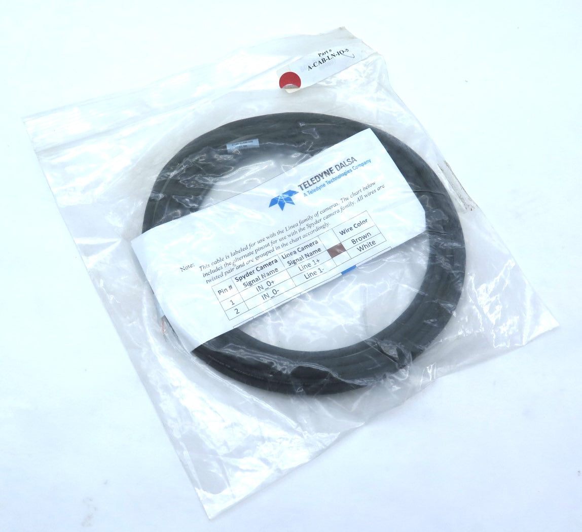 Teledyne Dalsa A-CAB-LN-IO-5 Linea GigE I/O Cable 5 Meter - Advance Operations