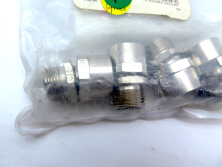 Adaptaflex SB20/M20/A Conduit Fitting M20 Male Thread 2mm Braided LOT OF 4 - Advance Operations