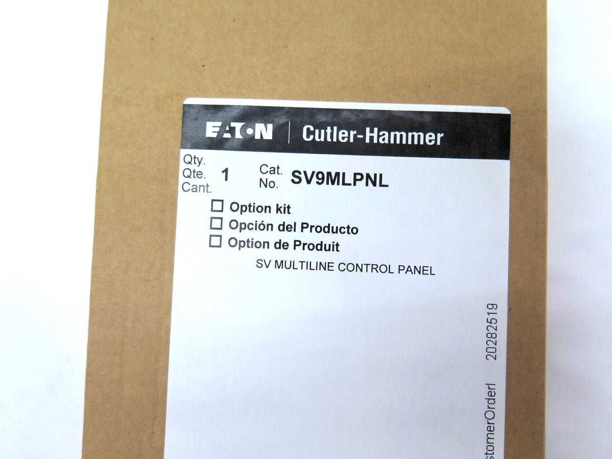 Eaton / Cutler-Hammer SV9MLPNL Multiline Control Panel SV FACTORY SEAL - Advance Operations
