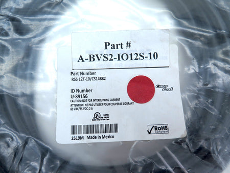 Turck RSS 12T-10 C514882 / Teledyne Dalsa A-BVS2-IO12S-10 Cordset Assembly - Advance Operations