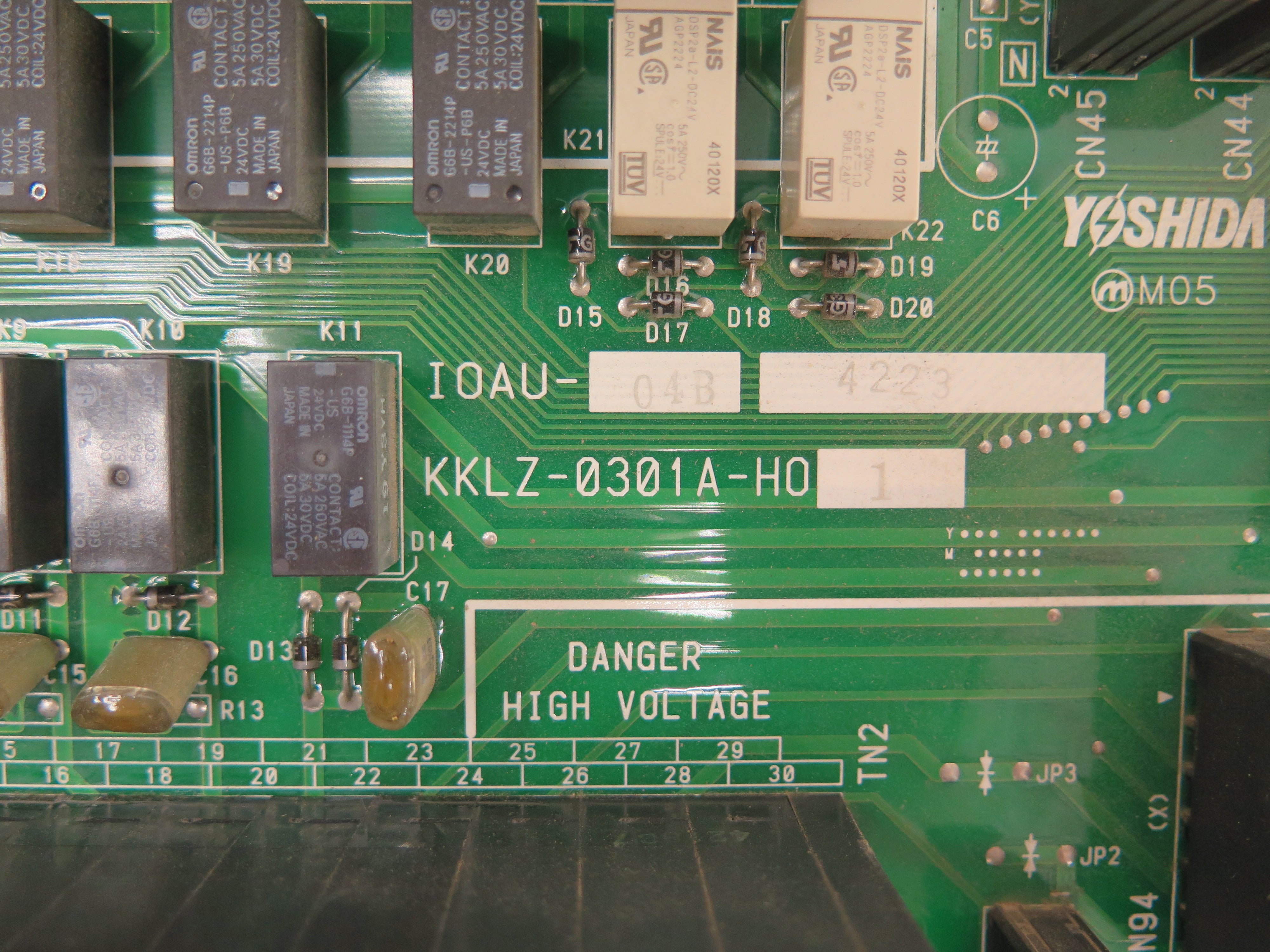 Yoshida KKLZ-0301A-HO Control Board KKLZ0301AHO - Advance Operations