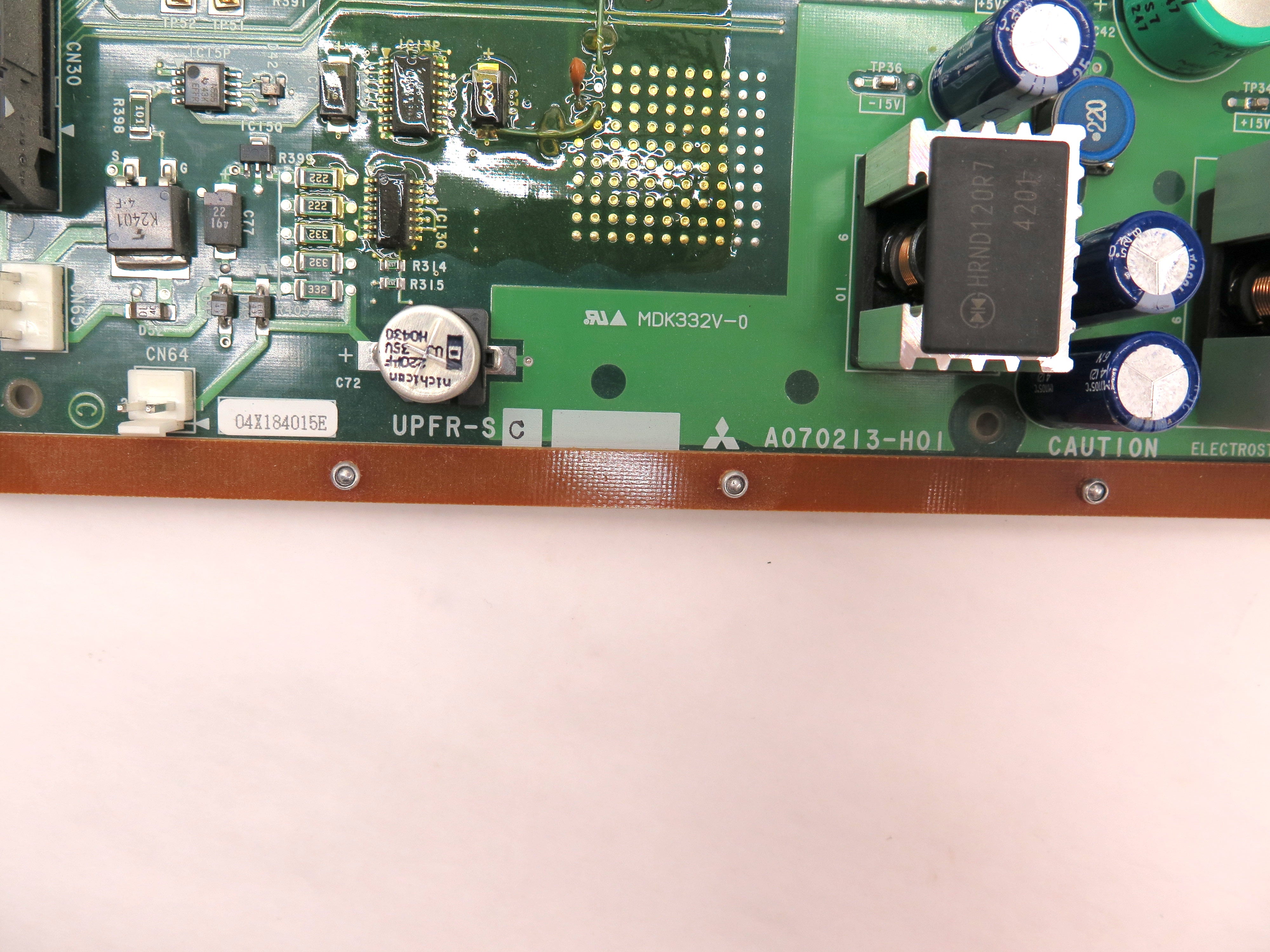 Mitsubishi A070213-H01 PCB Control Board Mint Condition - Advance Operations