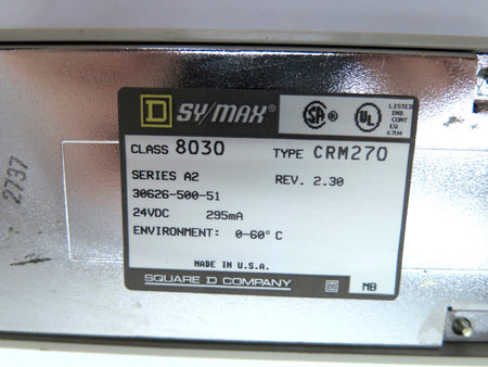 Schneider / Square D CRM270 Passport I/O System 8030 - Advance Operations