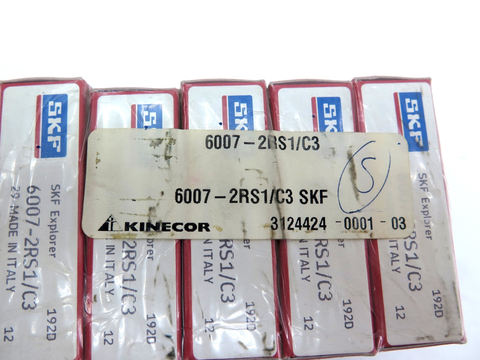 SKF 6007-2RS1/C3 Rubber Seal Ball Gearing 35 x 62 x 14 LOT OF 5 - Advance Operations