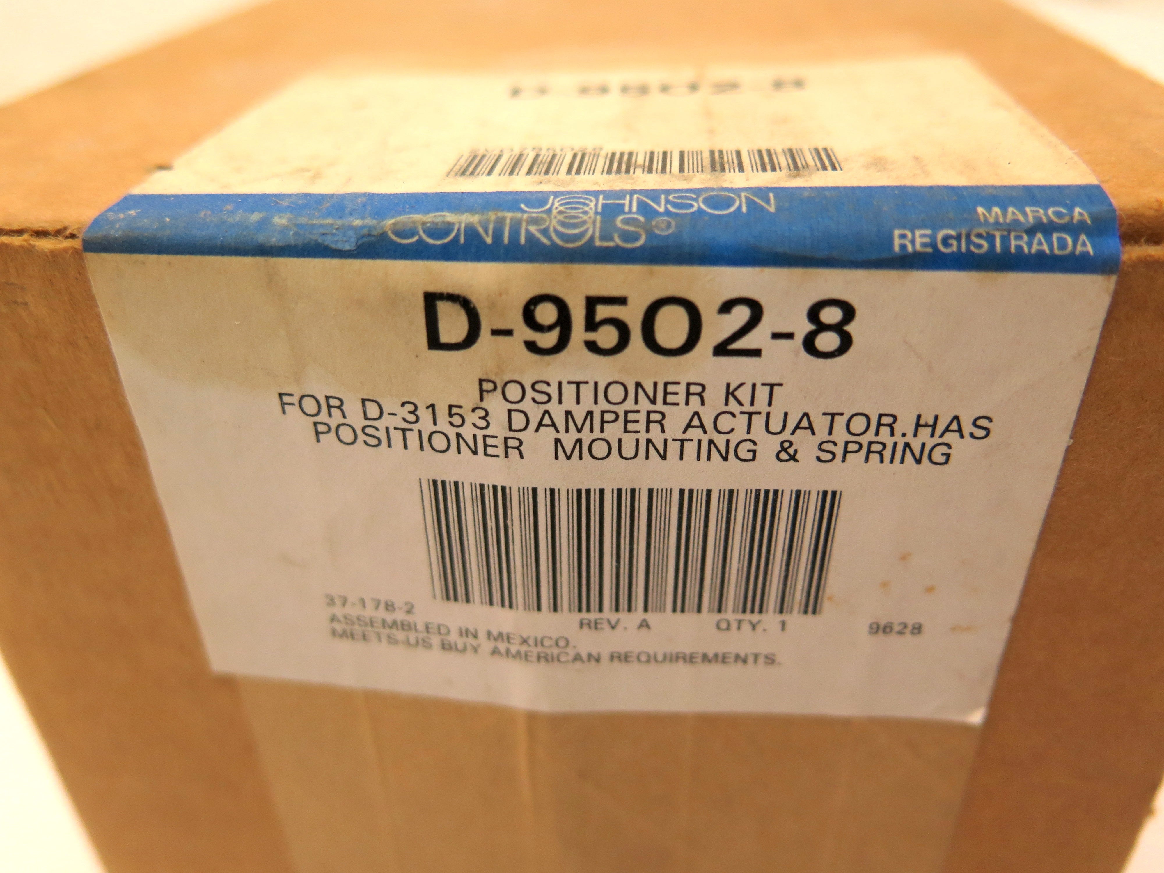 Johnson Controls D-9502-8 Positioner Mounting Kit & Spring - Advance Operations