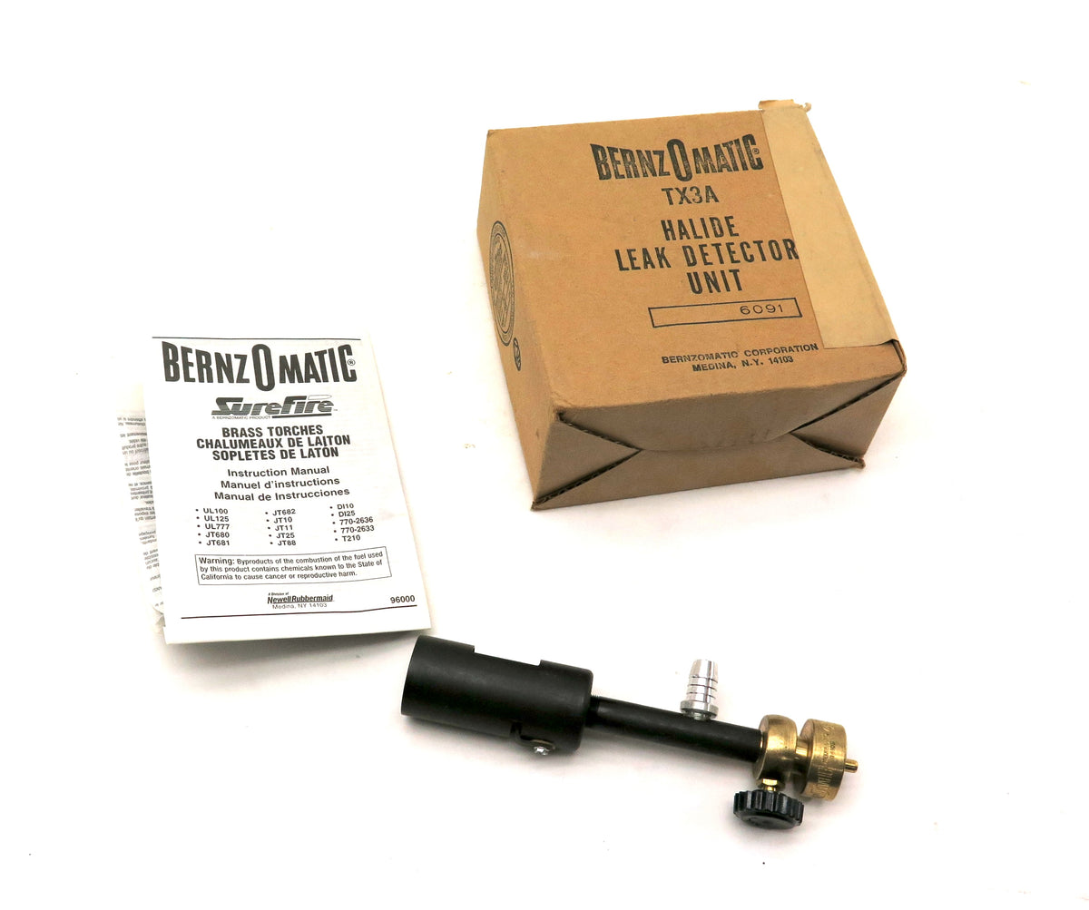 BernzOmatic TX3A Halide Leak Detector Unit - Advance Operations