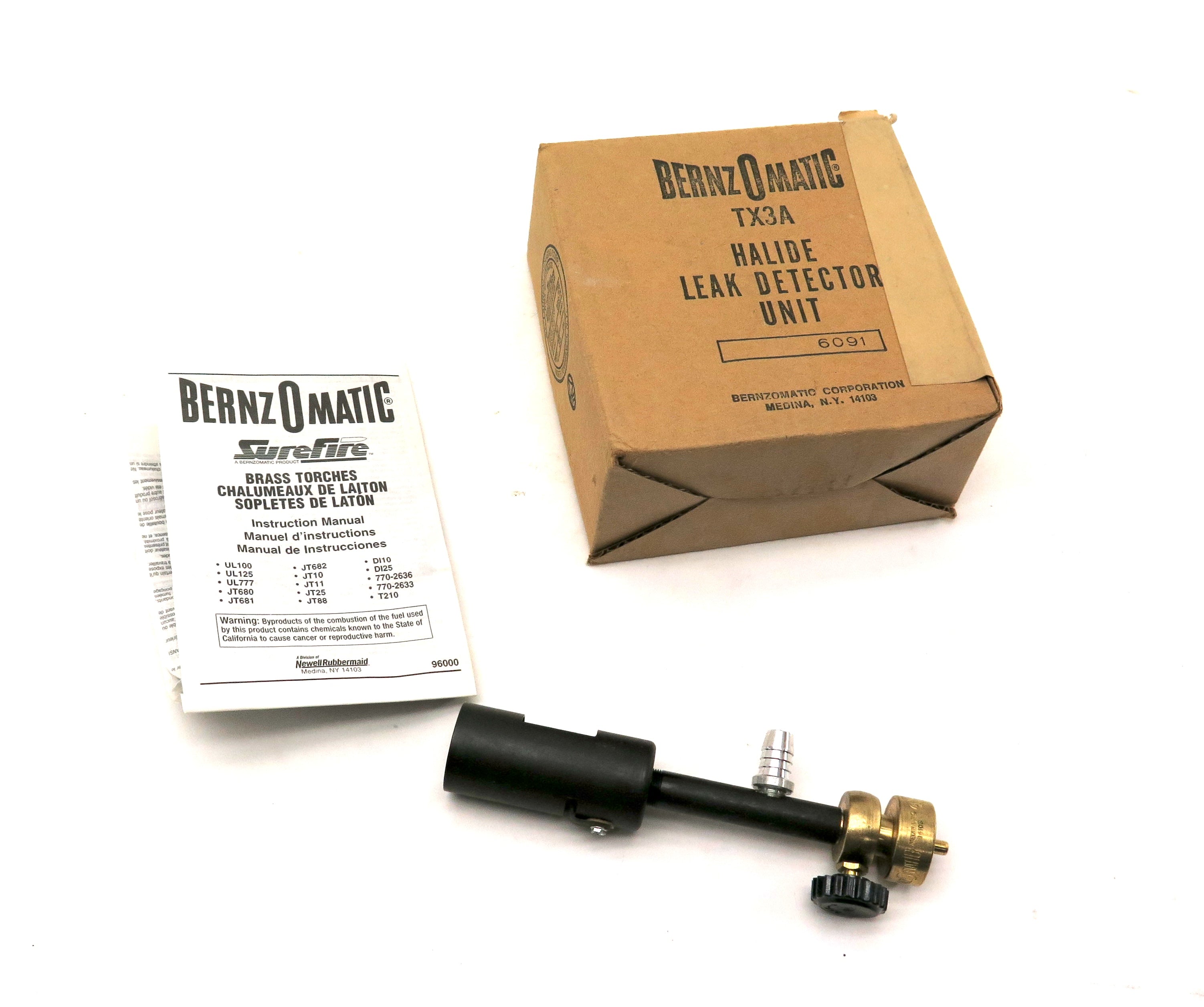 BernzOmatic TX3A Halide Leak Detector Unit - Advance Operations