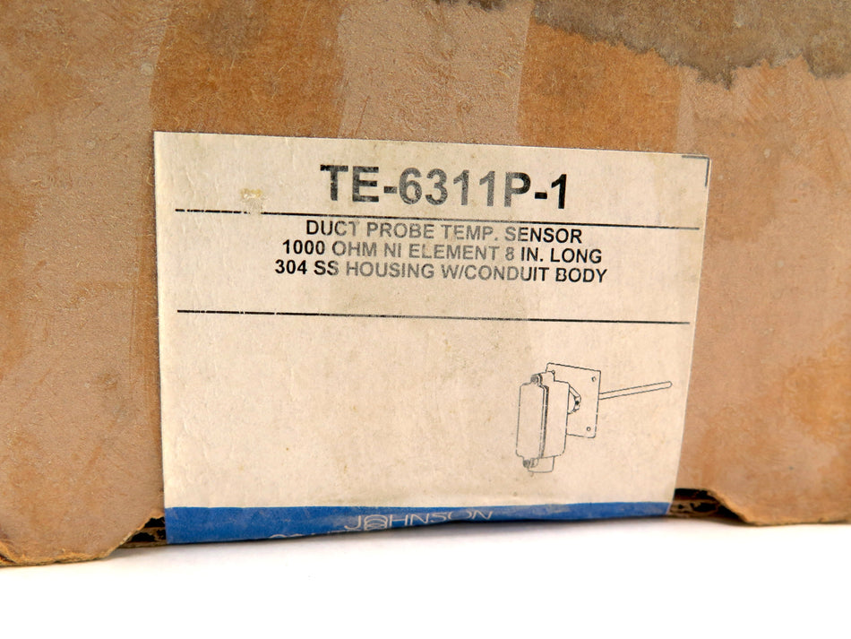 Johnson Controls TE-6311P-1 Duct Probe Temp. Sensor - Advance Operations