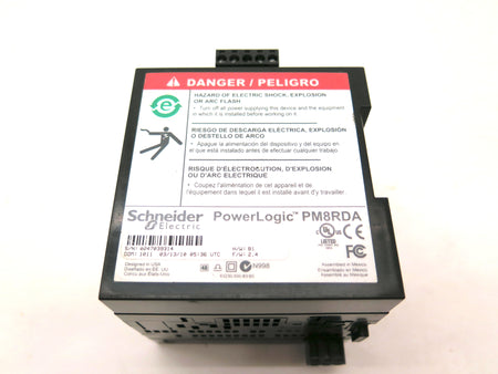 Schneider Electric PM870U PowerLogic Power Meter 115-415V & PM8RDA Module - Advance Operations