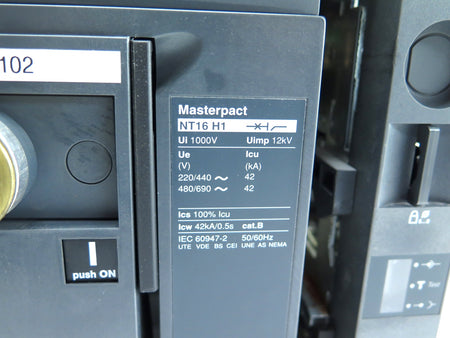 Schneider / Merlin Gerin NT16 H1 Masterpact Ui 1000V & KEY Lock - Advance Operations