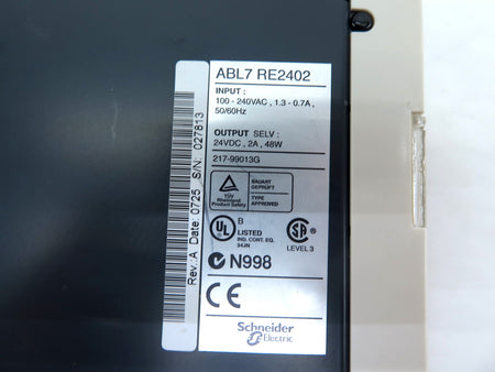 Schneider / Telemecanique ABL7 RE2402 Power Supply 24V 48W - Advance Operations