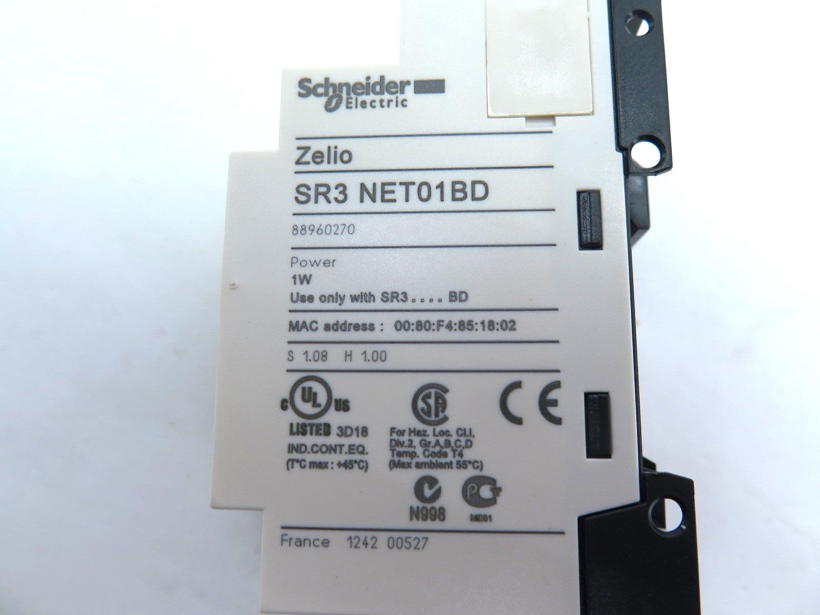 Schneider SR3 NET01BD Zelia PLC Ethernet Module - Advance Operations