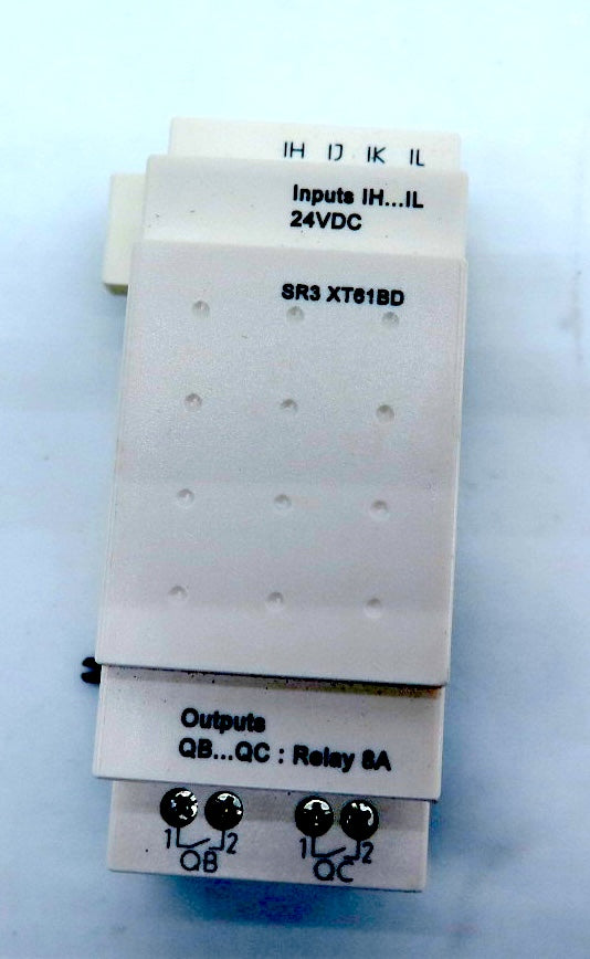 Schneider SR3 XT61BD Zelio PLC Discrete I/O Extension Module 24Vdc - Advance Operations