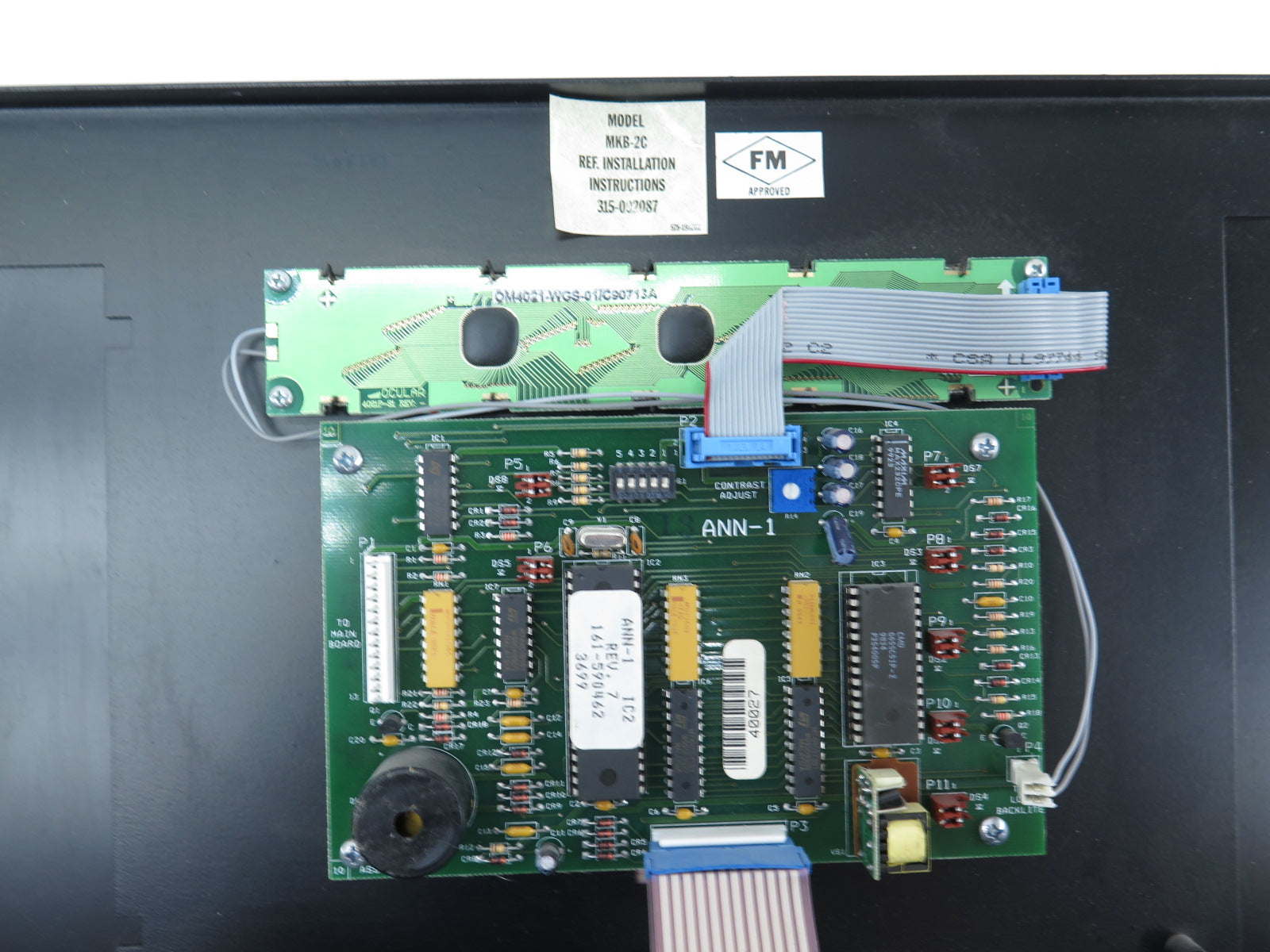 Siemens MKB-2C Annunciator / Keypad Module Whole door - Advance Operations