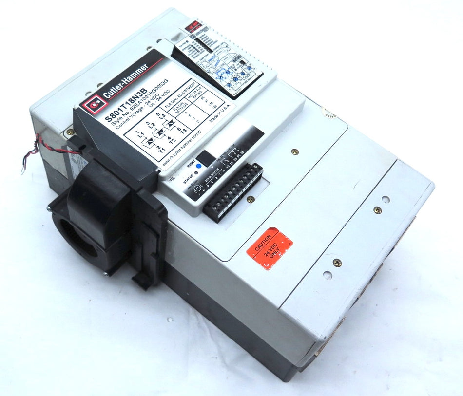 Eaton / Cutler Hammer S801T18N3B Soft Starter 150HP 180A 600V 3Ph Max - Advance Operations