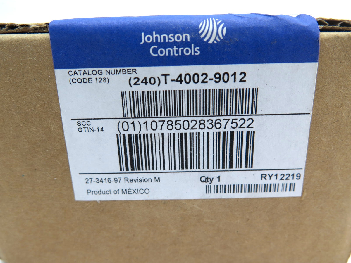 Johnson Controls T-4002-9012 Vertical Single Temperature Direct Acting With C - Advance Operations
