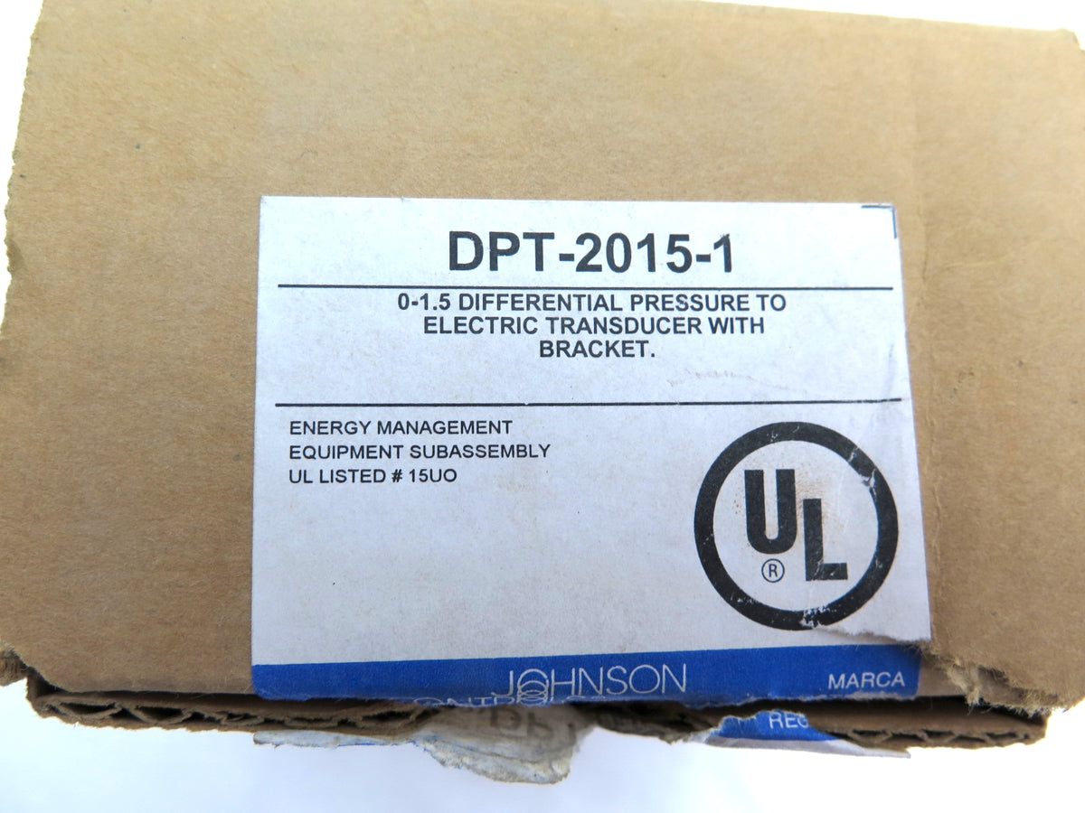 Johnson Controls DPT-2015-1 Differential Pressure Transmitter 0 to 1.5In - Advance Operations