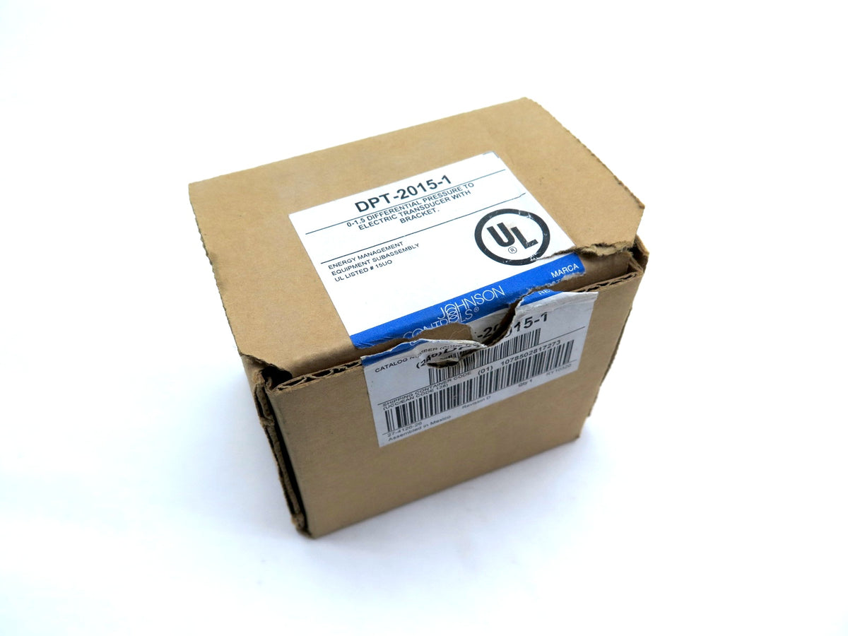 Johnson Controls DPT-2015-1 Differential Pressure Transmitter 0 to 1.5In - Advance Operations