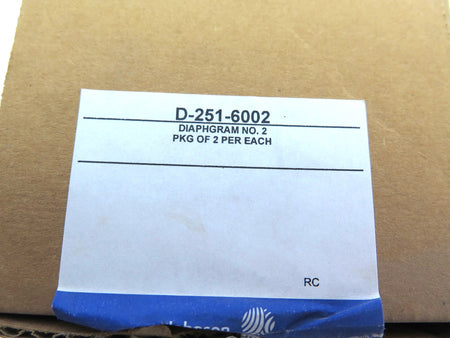 Johnson Controls D-251-6002 Diaphragm LOT OF 2 - Advance Operations