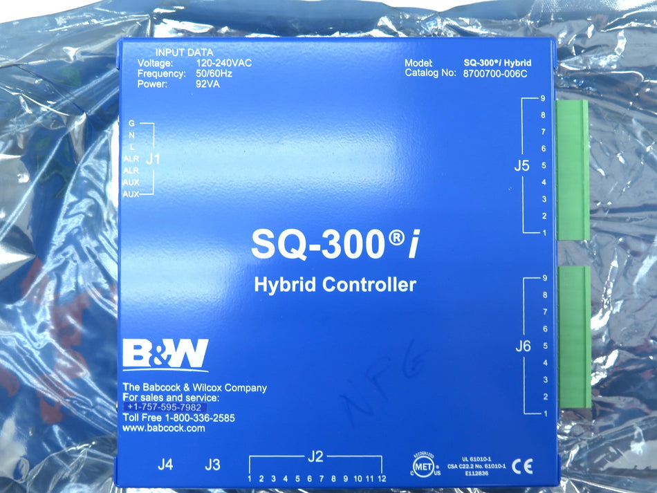 B & W SQ-300i / 8700700-006C Hybrid Controller 120-240Vac CONTROLLER ONLY - Advance Operations