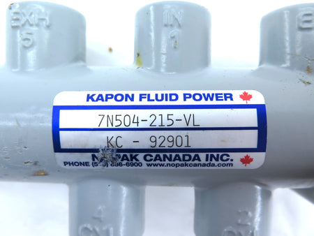 Kapon Fluid Power 7N504-215-VL / KC-92901 Linear Control Valve - Advance Operations