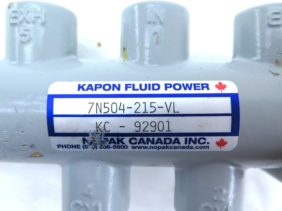 Kapon Fluid Power 7N504-215-VL / KC-92901 Linear Control Valve - Advance Operations