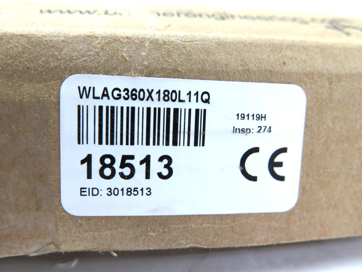 Banner WLAG360X180L11Q Industrial LED area light with 11¡ clear window Green - Advance Operations