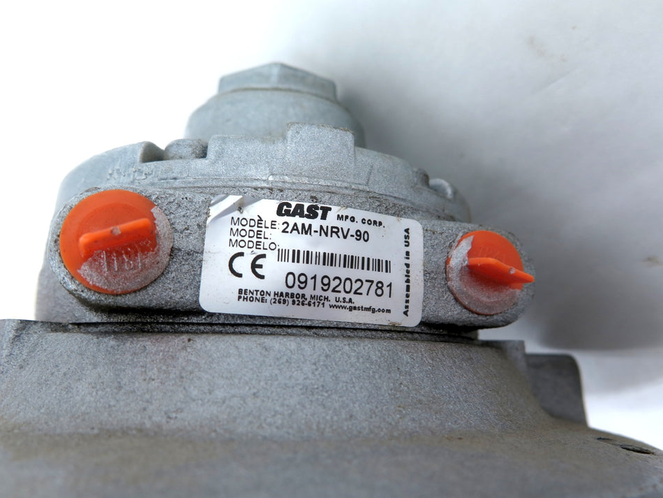 Gast 2AM-NRV-90 Pneumatic Motor - Advance Operations