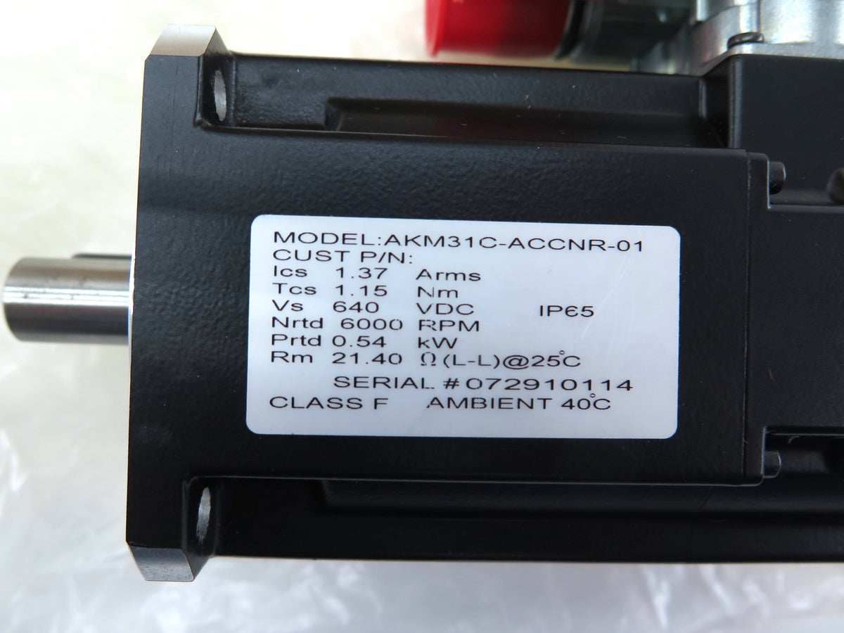 Kollmorgen / Danaher AKM31C-ACCNR-01 Servo Motor 0.54kW 640Vdc - Advance Operations