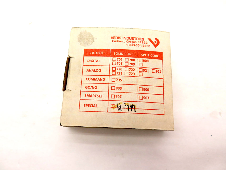 Veris Industries H-717 Current Sensor / Switch - Advance Operations