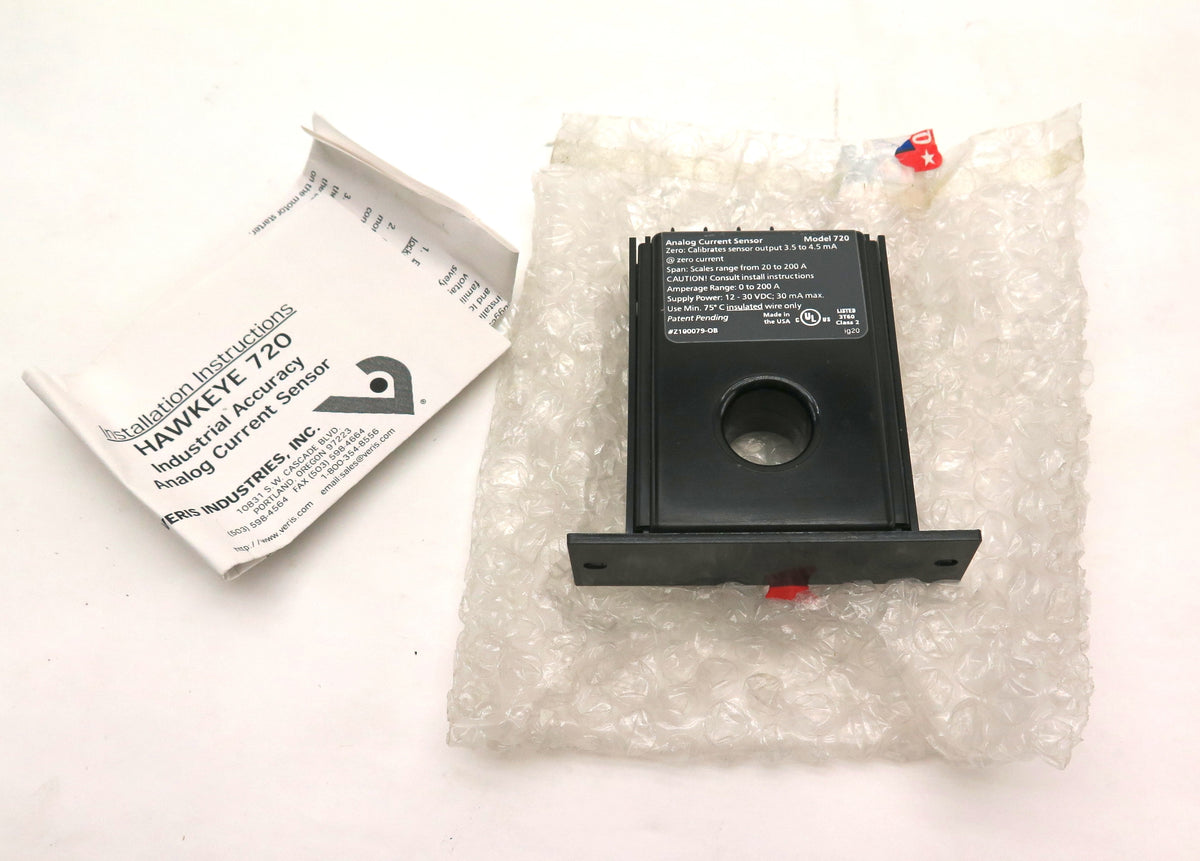 Veris Industries Model 720 Current Sensor / Switch - Advance Operations
