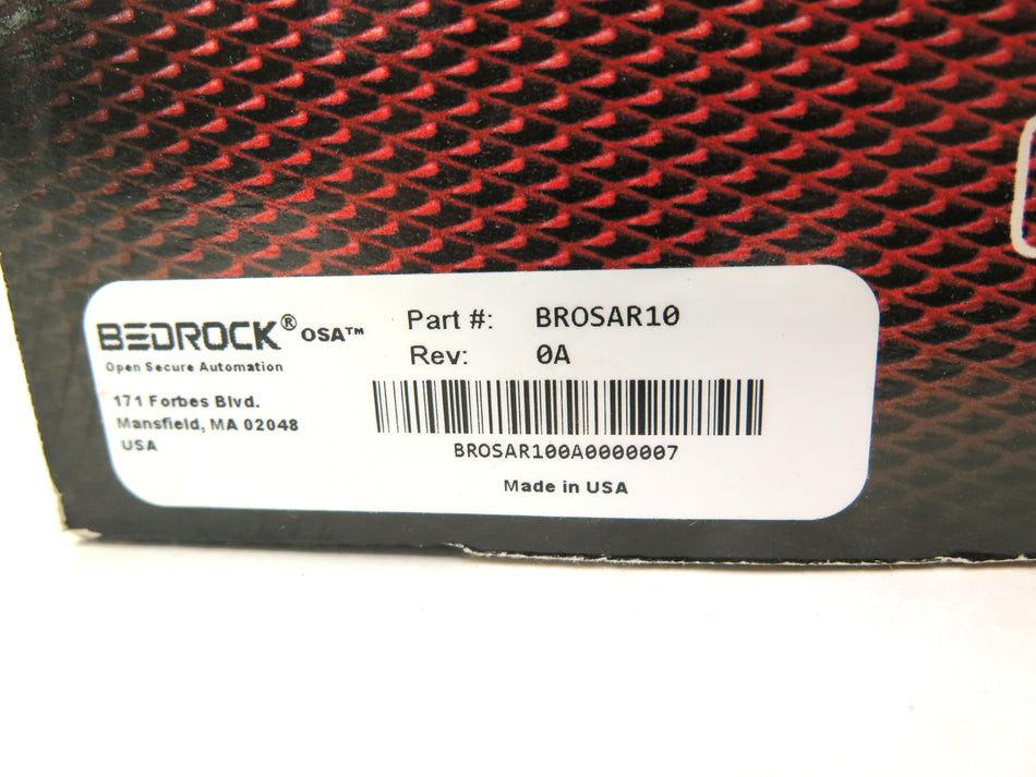 Bedrock BROSAR10 REV.0A OSA Remote Controller - Advance Operations