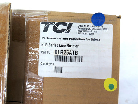 TCI KLR25ATB Line Reactor 3 Phase 600V Max 25A - Advance Operations