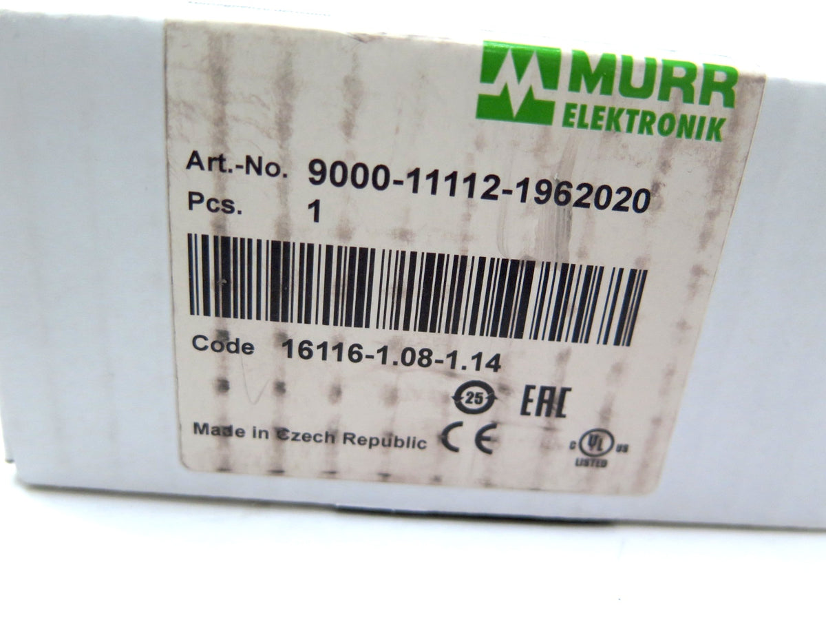 Murr Elektronik 9000-11112-1962020 Power Supply 100-240Vac to 24Vdc - Advance Operations