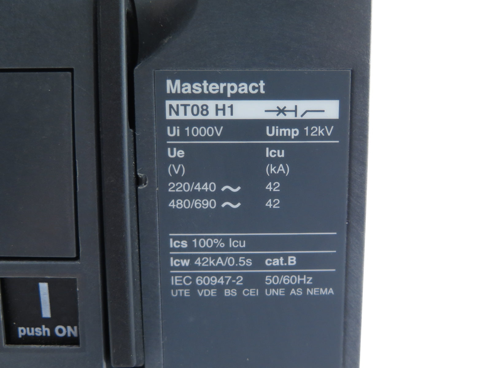 Schneider / Merlin Guerin NT08 H1 Circuit Breaker 800A 1000V - Advance Operations