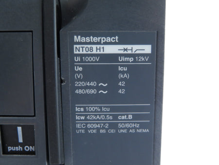 Schneider / Merlin Guerin NT08 H1 Circuit Breaker 800A 1000V - Advance Operations